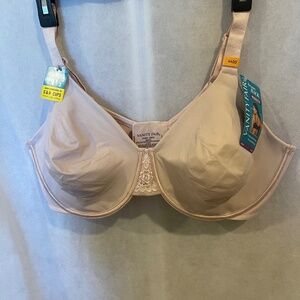 Vanity Fair Beige Beauty Back minimizer underwire bra in 44 DD.  New with tags.